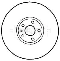 Тормозной диск BORG & BECK BBD4673