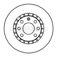 Гальмівний диск BORG & BECK BBD4904