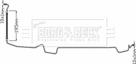 Шлангопровід BORG & BECK BBH8328