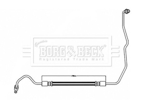 Шланг тормозной (задний) Renault Megane/Scenic 09- (R) (195mm) BORG & BECK BBH8597