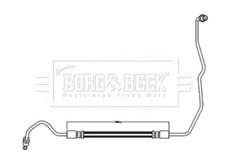 Шланг тормозной (задний) Renault Megane/Scenic 09- (R) (195mm) BORG & BECK BBH8597