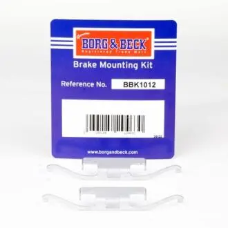 Тормозные колодки (монтажный набор) BORG & BECK BBK1012