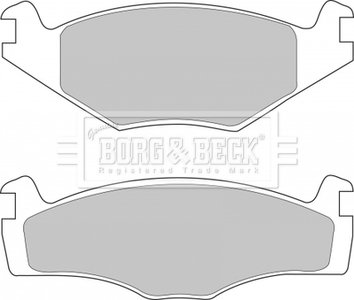 Тормозные колодки, дисковый тормоз.) BORG & BECK BBP1420