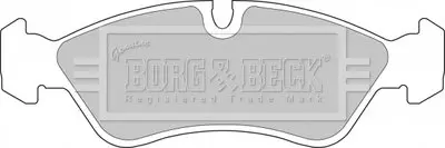 Тормозные колодки, дисковый тормоз.) BORG & BECK BBP1423