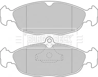 Тормозные колодки, дисковый тормоз.) BORG & BECK BBP1424