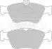 Гальмівні колодки, дискове гальмо (набір) BORG & BECK BBP1454 (фото 1)
