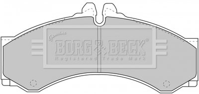 Тормозные колодки, дисковый тормоз.) BORG & BECK BBP1589