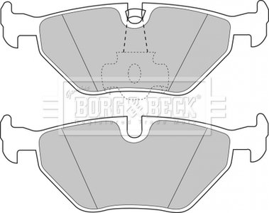 Тормозные колодки, дисковый тормоз.) BORG & BECK BBP1591