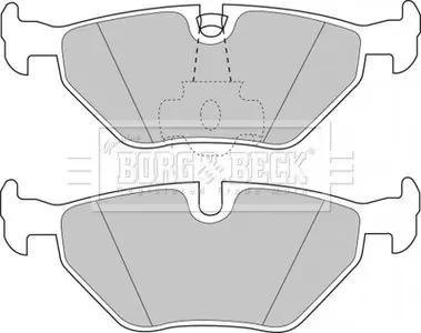 Тормозные колодки, дисковый тормоз.) BORG & BECK BBP1591