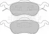 Тормозные колодки, дисковый тормоз.) BORG & BECK BBP1602 (фото 1)