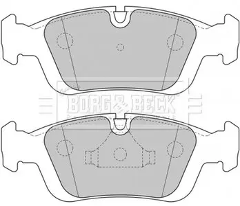Тормозные колодки, дисковый тормоз.) BORG & BECK BBP1627