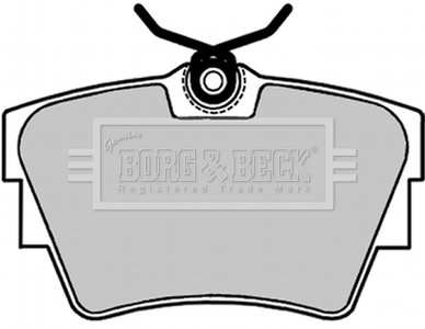 Тормозные колодки, дисковый тормоз.) BORG & BECK BBP1693