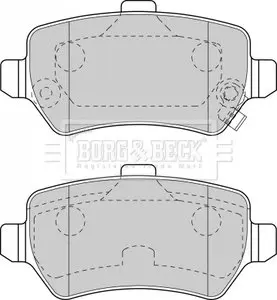 Тормозные колодки, дисковый тормоз.) BORG & BECK BBP1777