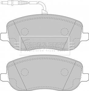 Тормозные колодки, дисковый тормоз.) BORG & BECK BBP1826