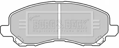 Тормозные колодки, дисковый тормоз.) BORG & BECK BBP1831