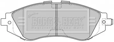 Тормозные колодки, дисковый тормоз.) BORG & BECK BBP1881
