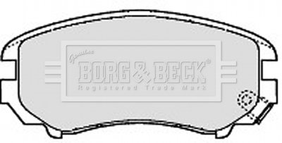 Тормозные колодки, дисковый тормоз.) BORG & BECK BBP1884 (фото 1)