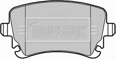 Гальмівні колодки (набір) BORG & BECK BBP1930