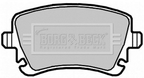 Тормозные колодки, дисковый тормоз.) BORG & BECK BBP2139 (фото 1)