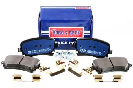 Гальмівні колодки, дискове гальмо (набір) BORG & BECK BBP2139