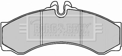 Гальмівні колодки (набір) BORG & BECK BBP2247