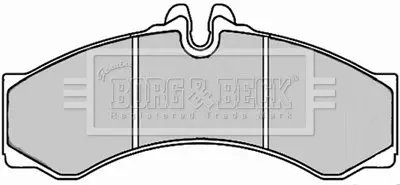 Гальмівні колодки (набір) BORG & BECK BBP2247