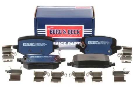 Гальмiвнi колодки дисковi BORG & BECK BBP2947