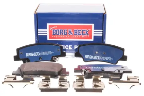Гальмiвнi колодки дисковi BORG & BECK BBP2970
