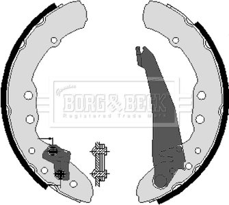 Тормозные колодки.) BORG & BECK BBS6212