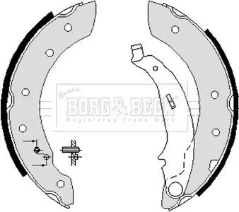 Тормозные колодки.) BORG & BECK BBS6233