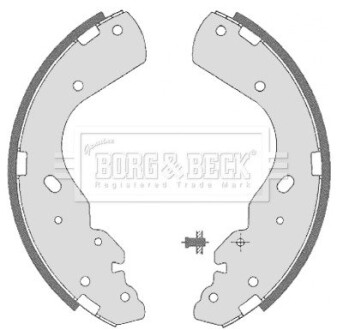 Гальмівні колодки (набір) BORG & BECK BBS6323