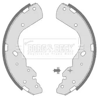 Гальмівні колодки (набір) BORG & BECK BBS6323