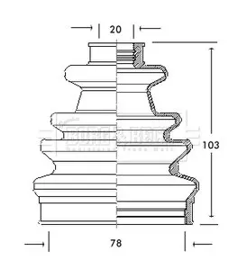 Пильовик BORG & BECK BCB2041