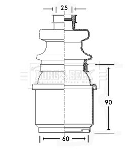 Пыльник BORG & BECK BCB2307