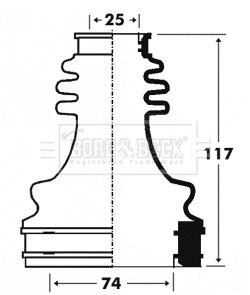 Пильовик BORG & BECK BCB2916