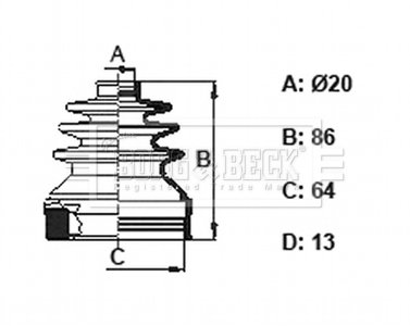 Пильовик BORG & BECK BCB6157