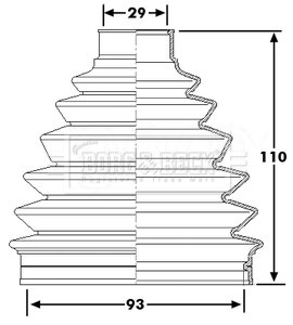 Пильовик BORG & BECK BCB6227