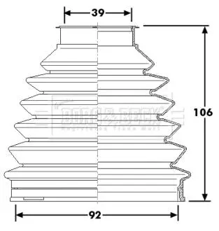 Пильовик BORG & BECK BCB6231