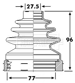 Пильовик BORG & BECK BCB6244