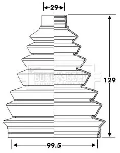 Пильовик BORG & BECK BCB6278