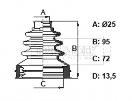 Пильовик BORG & BECK BCB6392