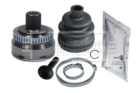 ШРКШ (зовнішній) Audi A4 00-08/A6 97-05/Seat Exeo 09-10 (38z/33z/59.4mm/87.9mm/34mm) (+ABS45z) BORG & BECK BCJ1407