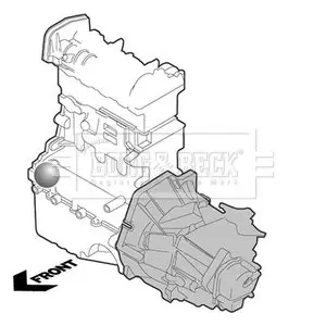 Подвеска BORG & BECK BEM4038