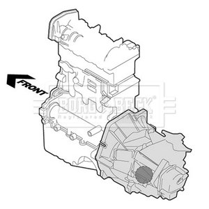 Подушка двигателя BORG & BECK BEM4356