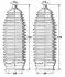 Пыльник рулевой рейки BORG & BECK BSG3406 (фото 1)