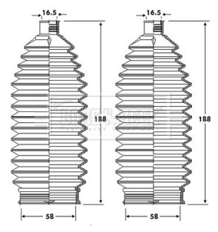 Пильовик BORG & BECK BSG3417