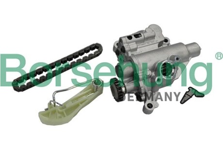 Насос оливи VW Sharan/Tiguan 2.0 TFSI 07-18 (+ланцюг/натяжник) Borsehung B19140