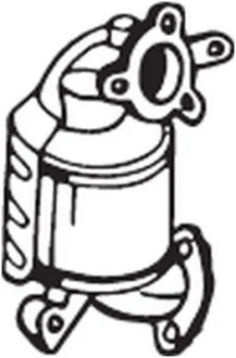 Сажовий фільтр HYUNDAI ACCENT IV, ELANTRA V, I20 I, I30, IX20, KIA CEED, PRO CEED, SOUL I, VENGA 1.6D 12.06- BOSAL 095591