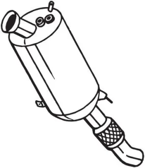 Сажовий фільтр BMW 1 (E81), 1 (E82), 1 (E87), 1 (E88) 2.0D 03.07-12.13 BOSAL 097329