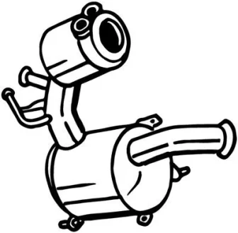 Сажовий фільтр MINI COUNTRYMAN (R60), PACEMAN (R61) 1.6D/2.0D 08.10-10.16 BOSAL 097715